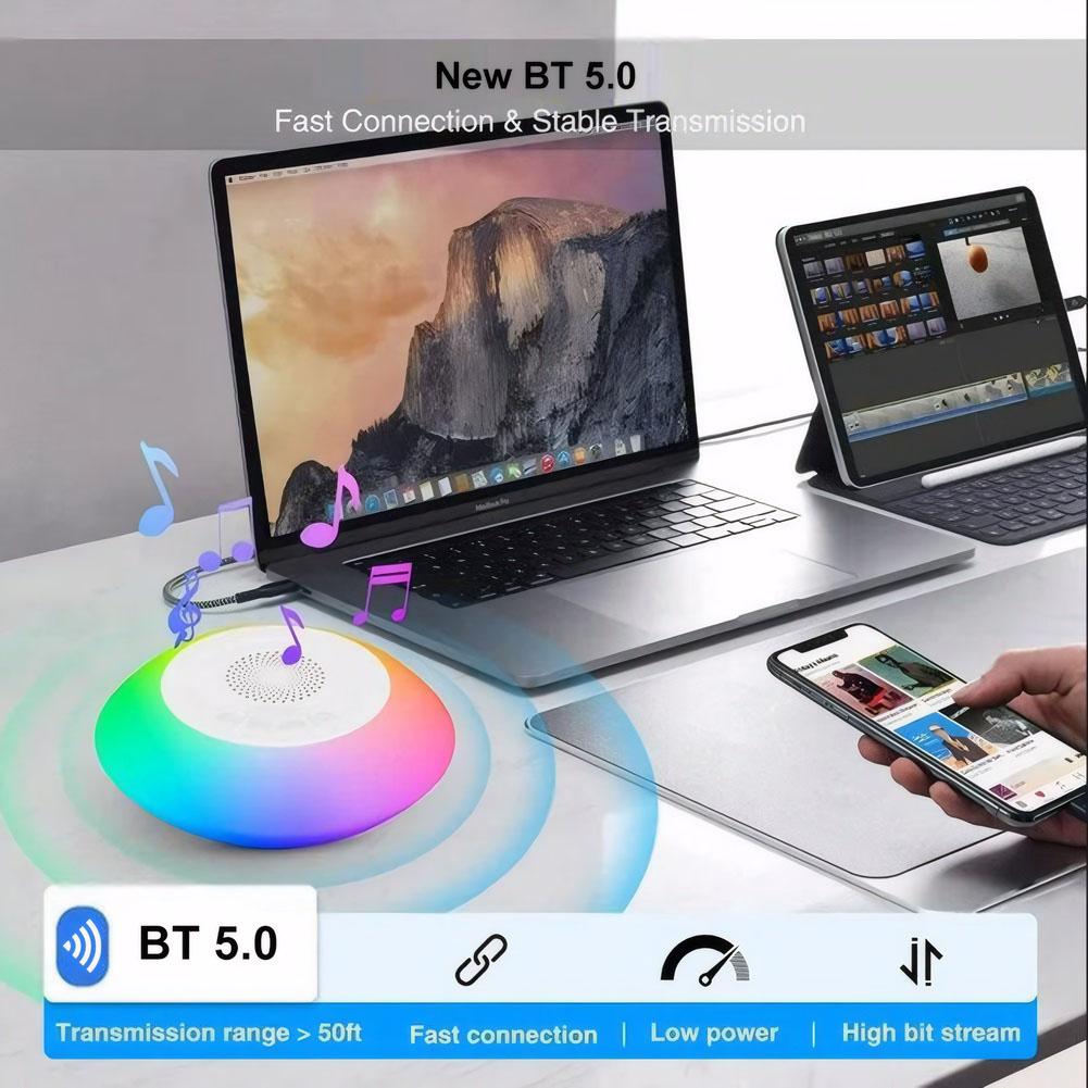 Floating Pool Speaker IPX7 Waterproof Hot Tub Speaker Wireless Speaker Shower Speaker for Pool Spa and Outdoor