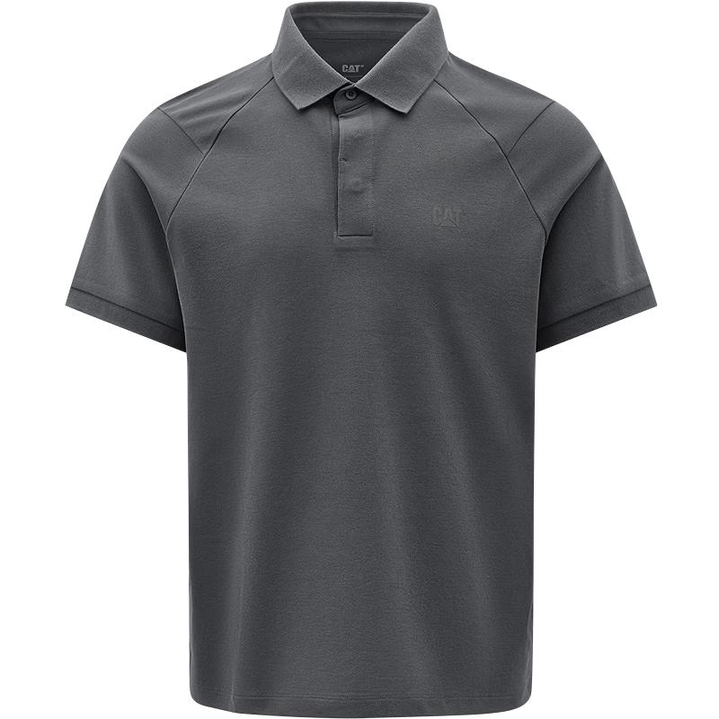 CAT Men s Cooling Reflective Logo SORONA Polo Shirt M