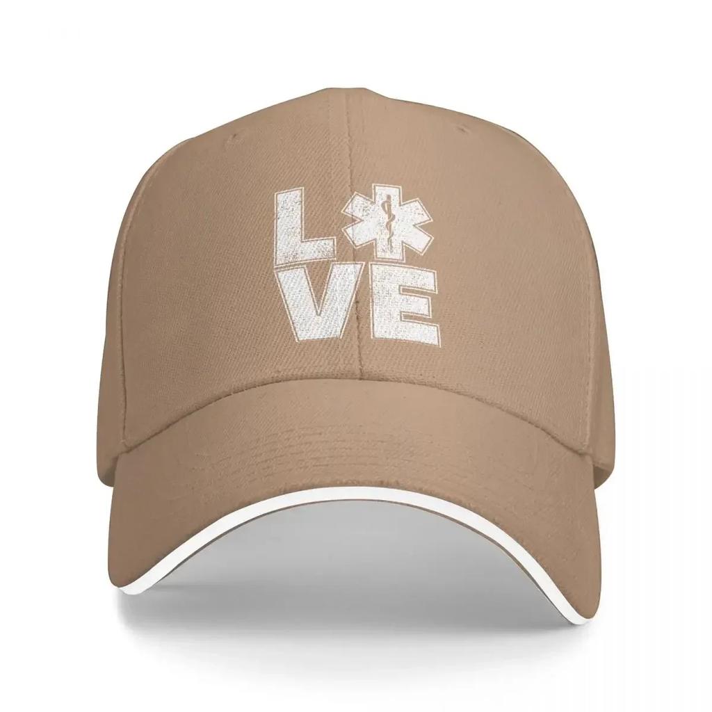 EMT Love Paramedic Baseball Cap Casual Trucker Hat Spring Unisex Women Tennis Skate Baseball Caps