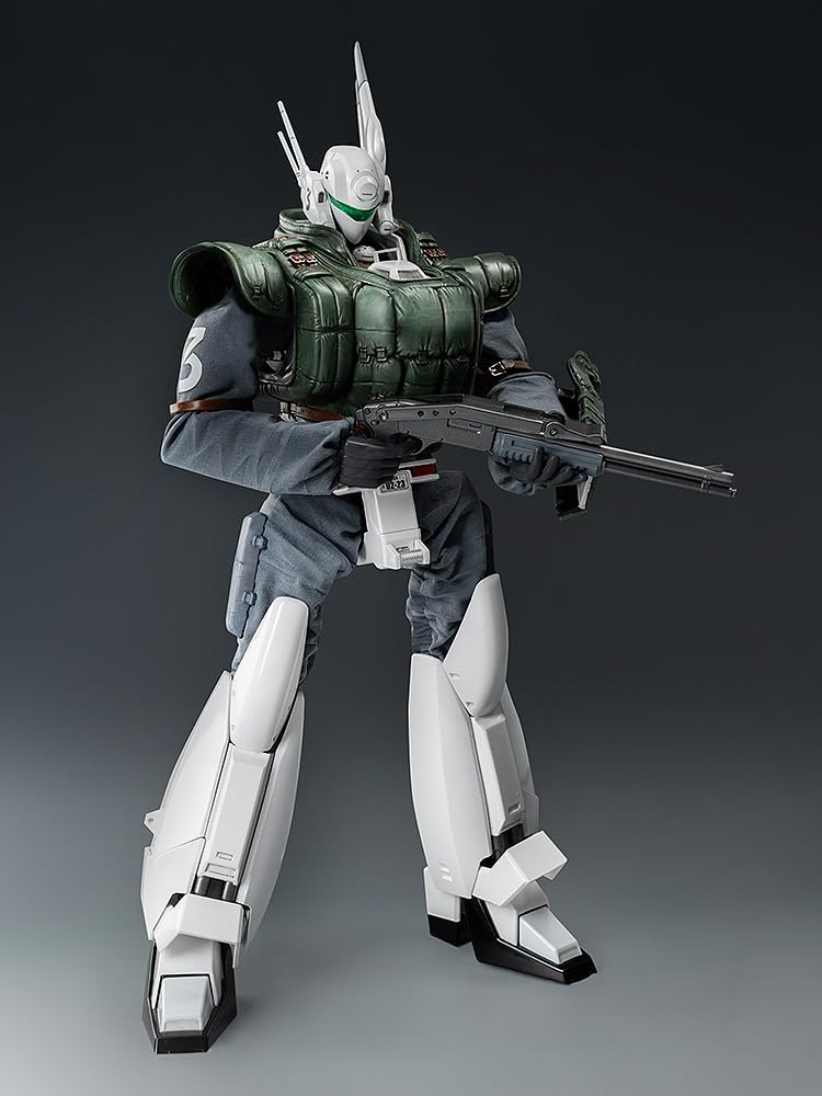 Mobile Police Patlabor 2 the Movie Ingram Unit 3 with Reactive Scale and Zinc Alloy Painted Action Figure Robo-dou Armor, 1/35 ABS, PVC, POM,