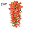 Wedding Artificial Flowers for Outdoor Fake Hanging Morning Glory with Eucalyptus Leaves UV Flower Bouquet Resistant Faux Plants Petunias