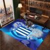 Queens Park Rangers Football Print Crystal Velvet Rug, Comfortable Water Absorbent Non Slip Indoor Floor Carpet