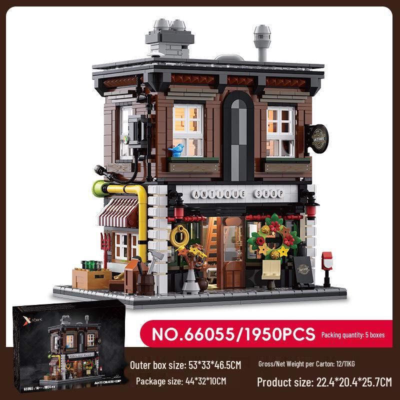 

Конструктор «Вид города: Антикварный магазин» для детей – Brick Yue 66055