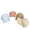 Baseball Cap Peaked Cap Outdoor Summer Ins Wind Solid Color Visor Minimalist Retro Pure Cotton Light Version