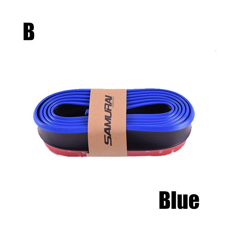 2.5M Car Bumper Protector Front Lip Carbon Fiber Rubber Car Bumper Lip Mouldings Splitter Chin Body Kits Spoiler Auto