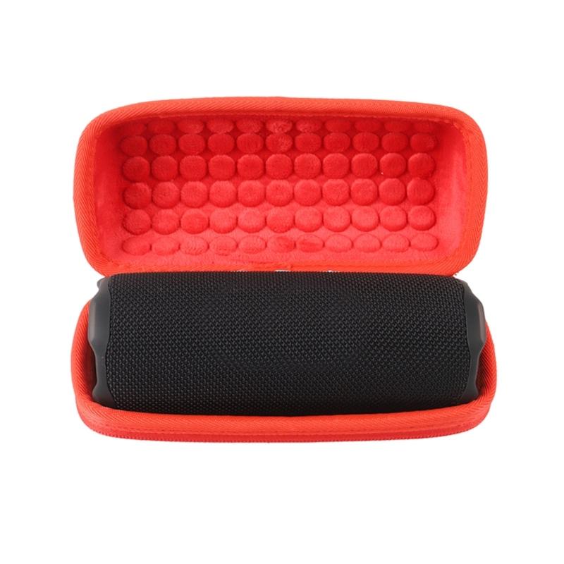Hard Carry Case For Flip 7 Bluetooth-compatible Speaker Holder Shockproof Bag with Shoulder Strap Soft Flocking Interior