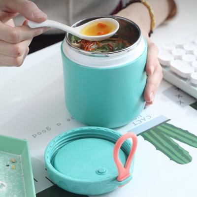 Insulated Soup Cup Sealed Leakproof Thermal 430ml Food Jar Stainless Steel Thermal Mug