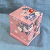 Pink White Mother of Pearl Lacquer Jewelry Box Chinese Style Butterfly Love Flower Storage Case for Wedding Dowry