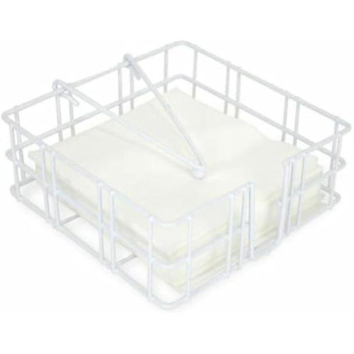 Porte-serviettes - Confortime - Blanc - 18 x 18 x 6,5 cm - Multicolore - 12 unités