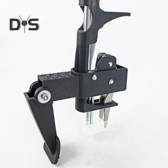 Extractor de buruieni cu mâner detașabil, cu cap de oțel cu 4 gheare, unealtă manuală pentru plivit, fără genunchi, îndepărtător de buruieni de grădină pentru păpădii, trifoi, gazon, terase