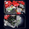 Mould King 10169 Technical Car Toys The Motorized V12 Engine Building Block Assembly Racing Car Brick Set Kids Christmas Gift