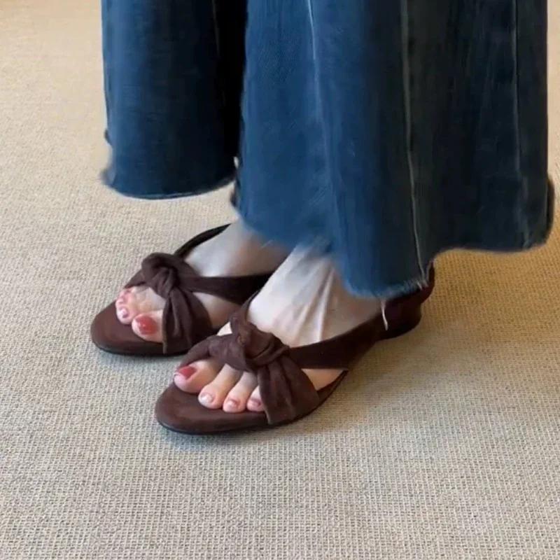 Women Flats Sandals 2025 Designer Open Toe Beach Sandals Woman Trend Lightweight Slippers Fashion Summer Shoeszapatos de mujer