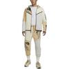 Nike Felpa con cappuccio con zip intera in Tech Fleece stampato Sportswear Light Bone/Coconut Milk/Sesame/Black DM6475-072