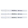 Gel Pen - Sakura - Gelly Roll 05 - Fine Point 0.3mm - Shiny White - Set of 3