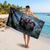 Large Beach TowelThe Addams Family Soft Absorbent Towel Beach Bath Home Use