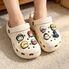 Naruto cartoon shoes with removable DIY anime decorations, a perfect gift to give to friends