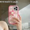 Ins Girl Heart Pink Star for iPhone14ProMax Mobile Phone Case Apple 12/11 Silicone 13 Three-dimensional