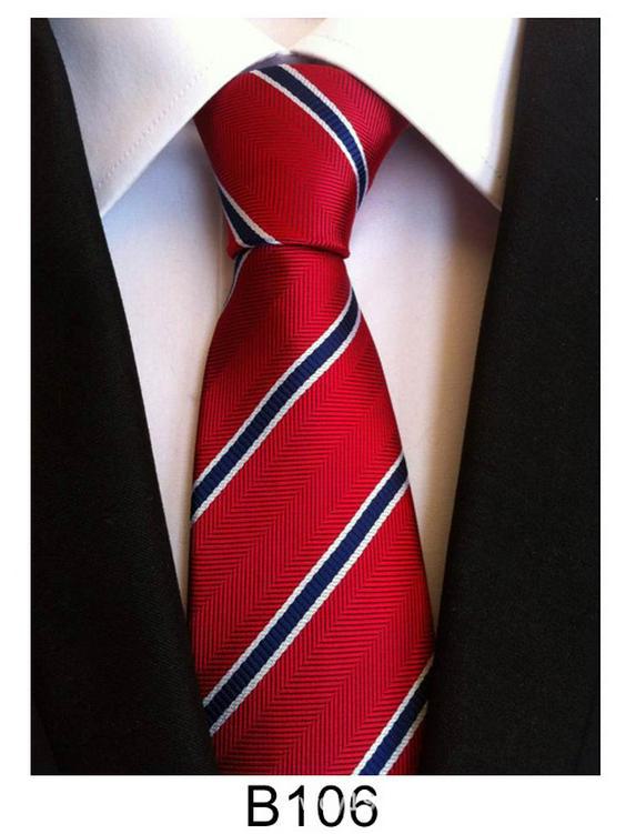 Cravate homme en soie et polyester faite main – Décontractée, formelle ou professionnelle