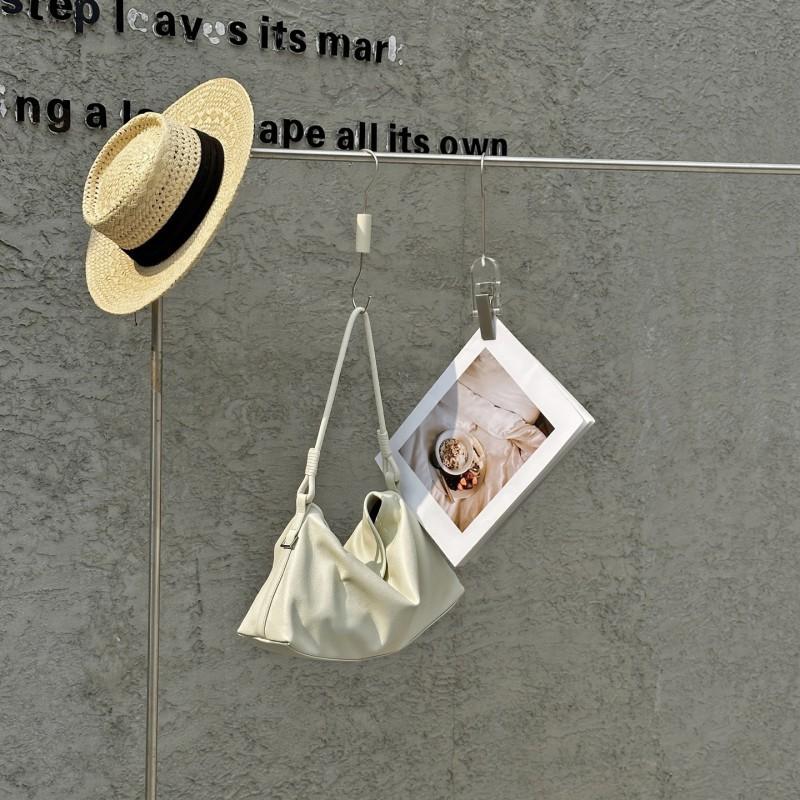 Sac Hobo Cuir de Vachette Doux Couche Supérieure 2026 Décontracté Quotidien Trajet Épaule Unique Cabas Cuir Véritable Porté en Travers Femmes