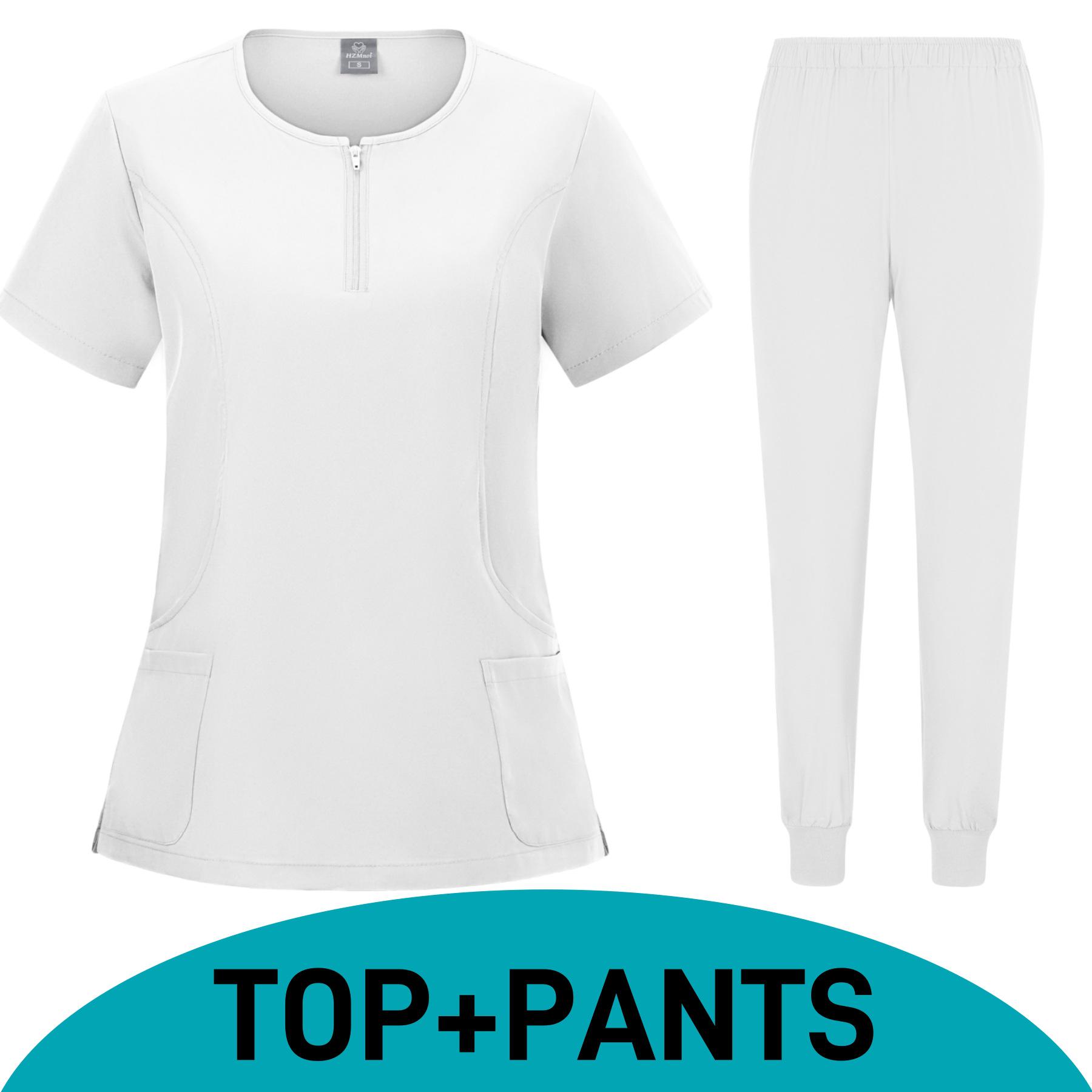 

Women s Quick-Drying Elastic Surgical Gown Set - Washable Hospital Uniform for Dentists and Nurses L