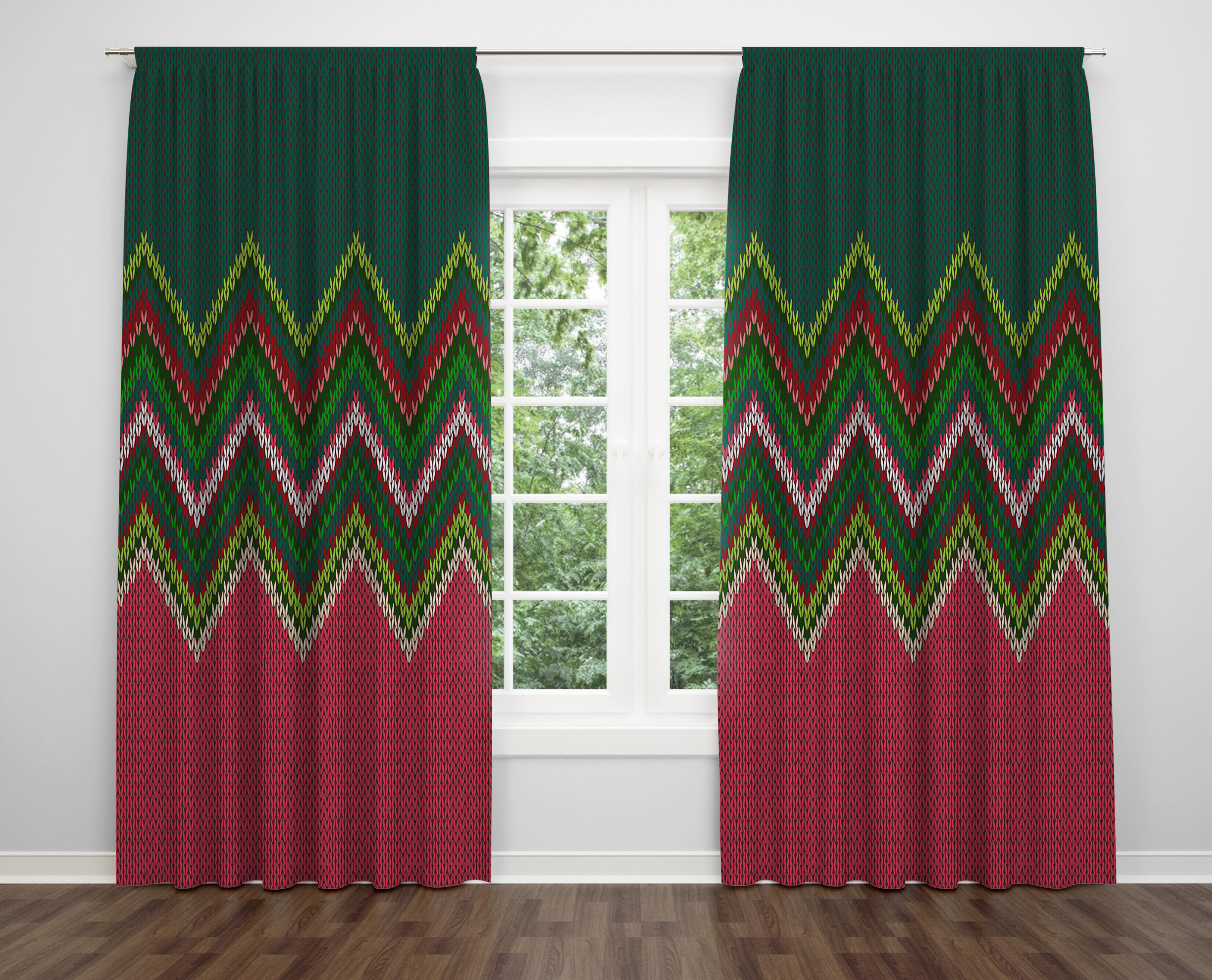 

Декоративний дизайн, високоякісна бавовняна тканина, ви можете вибрати одну або подвійну фіранку з крила 1 piece різнокольоровий