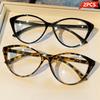 2pcs Unisex Oversized Glasses Frame - Minimalist Full-Rim DesignFashionable Decorative Eyewear for Men and ladies