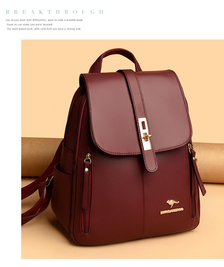 2023 Damen Rucksack mit großer Kapazität Retro: Modische, Vielseitige, Lässige Umhängetasche