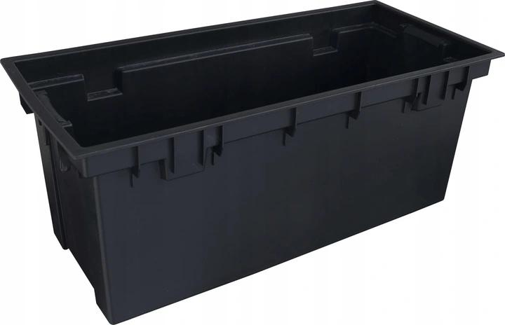 Furu Dfc400 Oblong Flowerpot With Insert | Anthracite