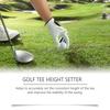 HOZONEX HZ-F01-0025-01 Plastic Golf Tee Height Setter Portable Practice Aid for Consistent Swings