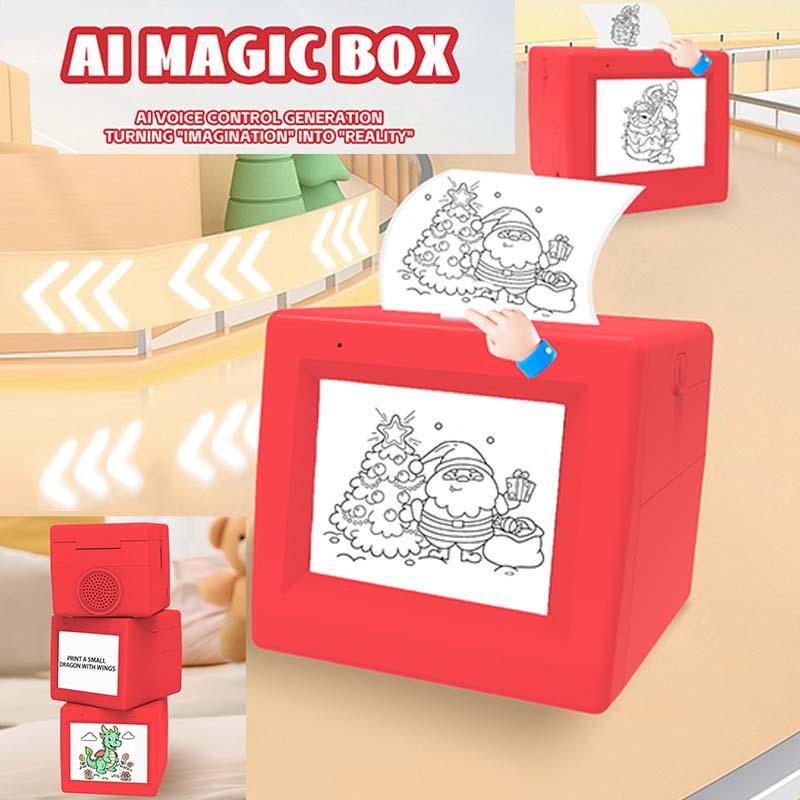 2.8-inch AI Smart Voice Mini Thermal Printer for Kids