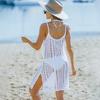 Women's Bikini Knitted Hollow Sun Protection Suit Slit Beach Women's Dress Outfit