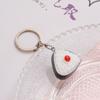 Simulation Mini Cartoon Japanese Food Keyring Japanese Rice Ball Model Pendant  Decorations Crafts