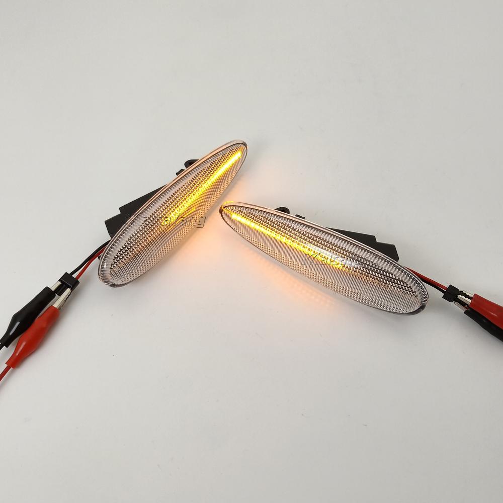 Pour Fiat Palio Albea Croma II Bravo Marea Maserati 4200 Grandsport LED Clignotant Dynamique de Voiture Lampe Indicateur Latéral de Direction