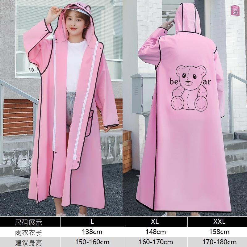 

Утолщенный ЕВА Взрослый Длинный Дождевик с Капюшоном для Мужчин Женщин Водонепроницаемый Дождевик Уличный Пончо Куртка Путешествия Кемпинг Рыбалка Дождевая Одежда EMA XXL