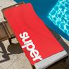 S-Superglide-es LOGO LUXURY Towel Large Quick-Drying Microfiber soft Beach Towel for Travel Fitness Sauna Bathing Camping