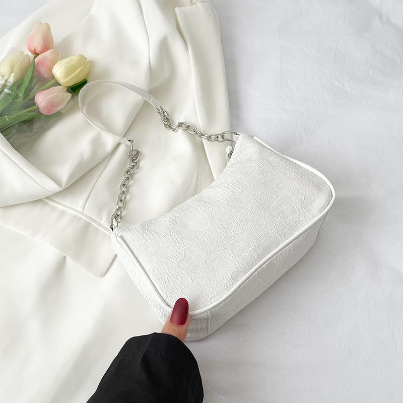 Temperament gentle chain small bag women's new trendy simple small square bag fashion temperament shoulder bag women