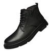 Herbst und Winter 2025 neue Leder Alligatormuster lässige Lederstiefel Outdoor Baumwolle warm Martin Stiefel Workwear Martin Stiefel