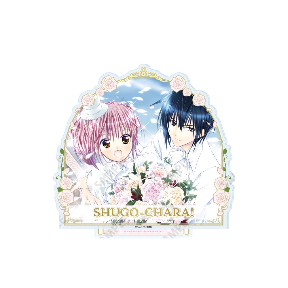 Shugo Chara 20 Хинамори Амуро и Цукиёми Икуто Вариант А [Официальная иллюстрация] Акриловая подставка