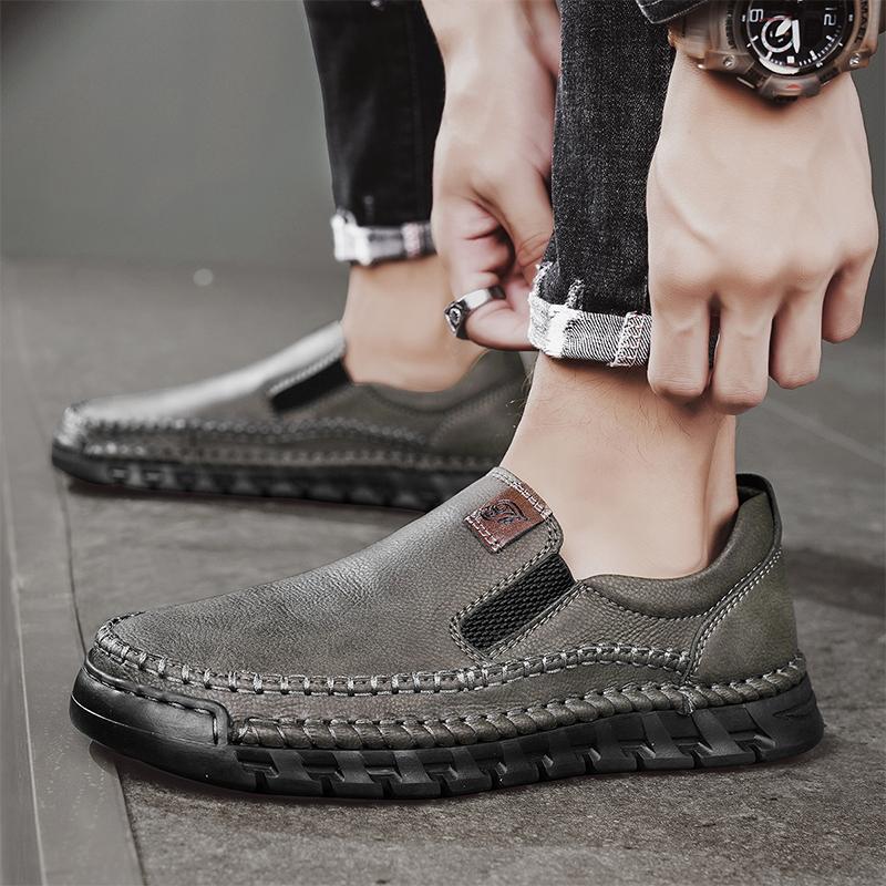 Fashion Handmade Men's Leather Shoes High Quality Hot Selling New Design Styles Leisure Business Office Daily Outdoor Comfortable Shoes