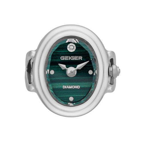 [GEIGER] GEIGER Malachite Diamond Ring Watch GE1254WT GE1254WT_