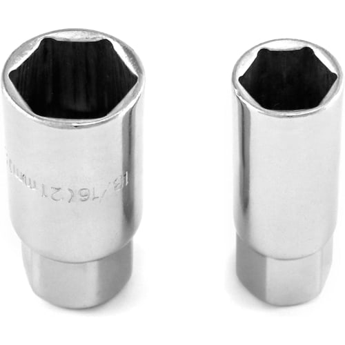 HOOWDAMY Spark Plug Socket, 16-21mm, T-Handle, Spark Plug Wrench, 360-Degree Adjustable Socket Wrench, Red, Car Maintenance Set