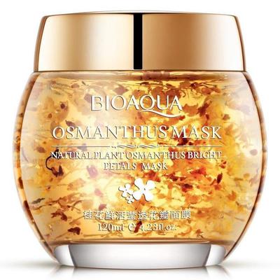 Masca de dormit cu osmanthus natural Controlul uleiului hidratant Masca petale luminoase Ingrijirea pielii