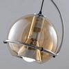 Amber Circle Glass Bauhaus Pendant Lamp Vintage Americano Restaurant Ristorante Hot Pot Regolabile Chandelier Led Bulb Luster