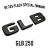 Glänzendes Schwarz Chrom GLB 220 GLB 250 Auto Heckklappe Emblem Abzeichen Buchstaben Aufkleber Für Mercedes Benz GLB Klasse Zubehör