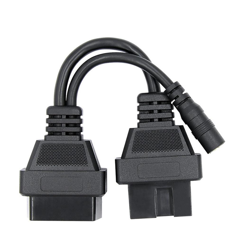 12 Pin OBD1 To 16 Pin OBD2 Diagnostic Adapter Cable Fit for Mitsubishi Hyundai