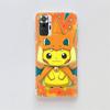 Transparent Case for Samsung A04 A14 A23 A34 A54 M23 M33 M52 M53 Realme Narzo 50 50I 50a Prime C35 C55 C30S 10 9 Pro K-87 Cute Pikachu