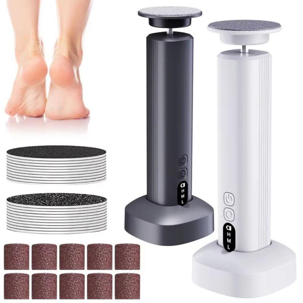 Screen Display Automatic Callus Remover 6-Speed Foot Care File Electric Foot Grinder  Leg Heels