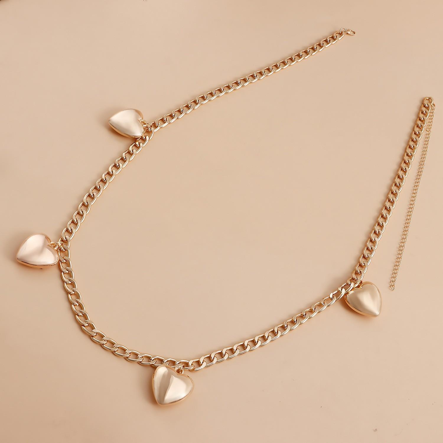 Европа, Америка, универсальная любовная поясная цепочка женская повседневная поясная цепочка модная крутая металлическая цепочка на тело