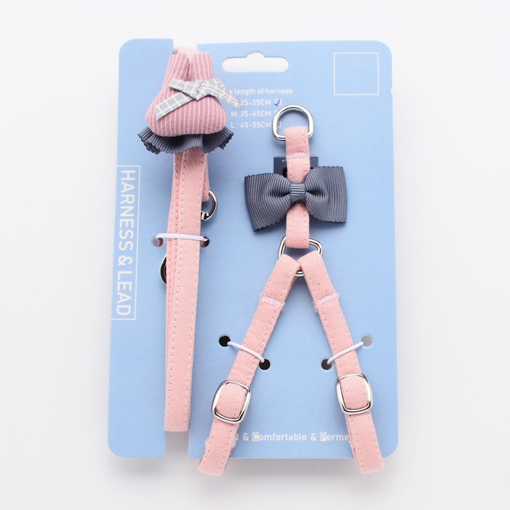 Pet Supplies Cat Puppy Leash Walking Dog Leash Small Puppy Chest Strap