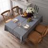 Modern Thickened Polyester Color-Woven Jacquard Thousand Bird Grid Beard Geometric Dining Table Cloth Tablecloth Sofa Cover Towel